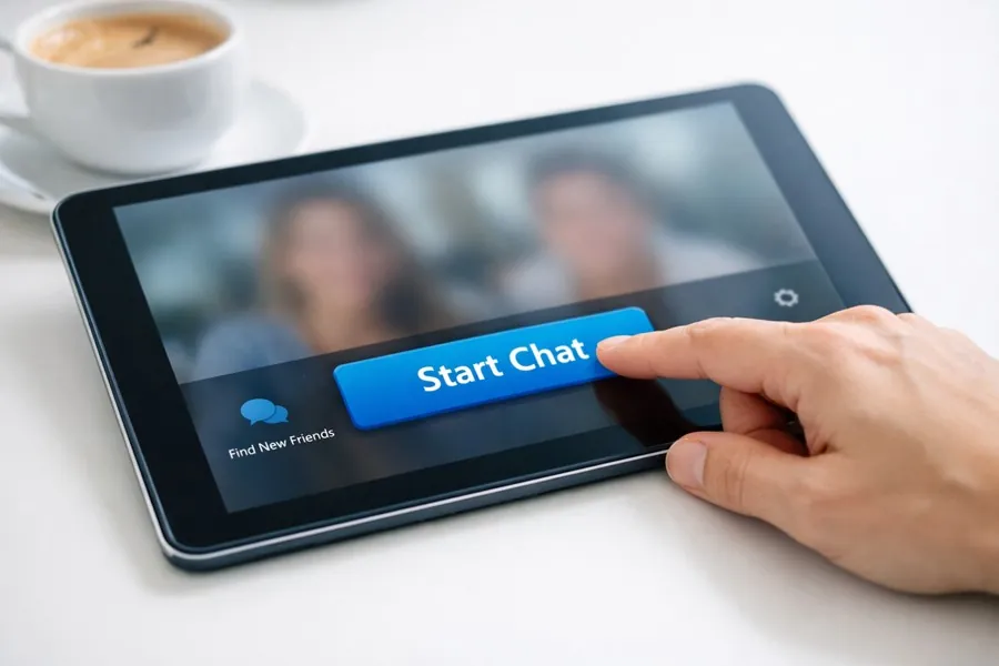 chat with random people works online