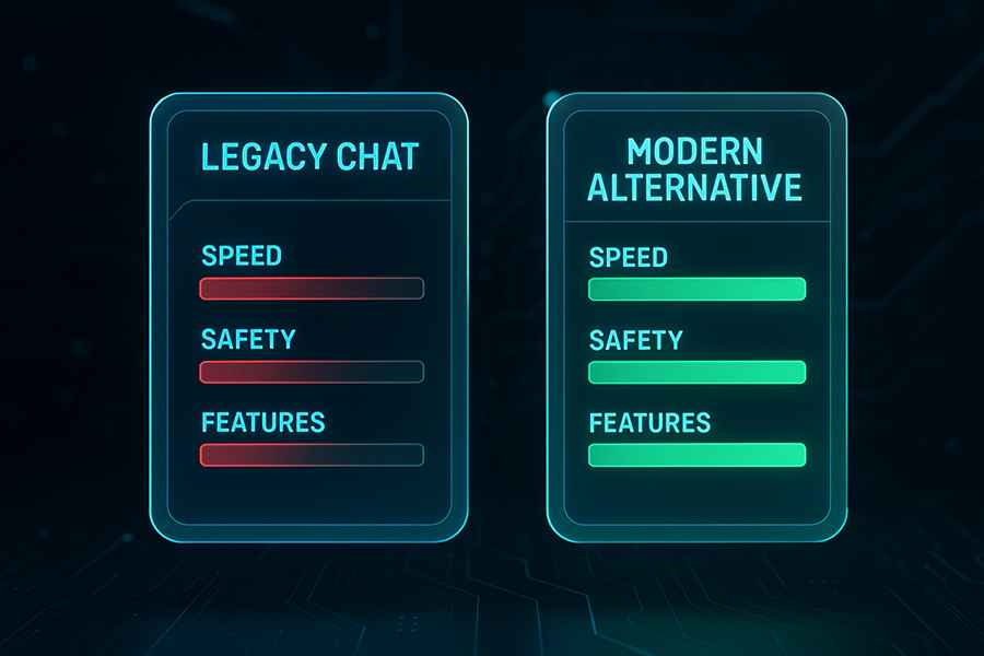 why instacams is modern Superchat alternative