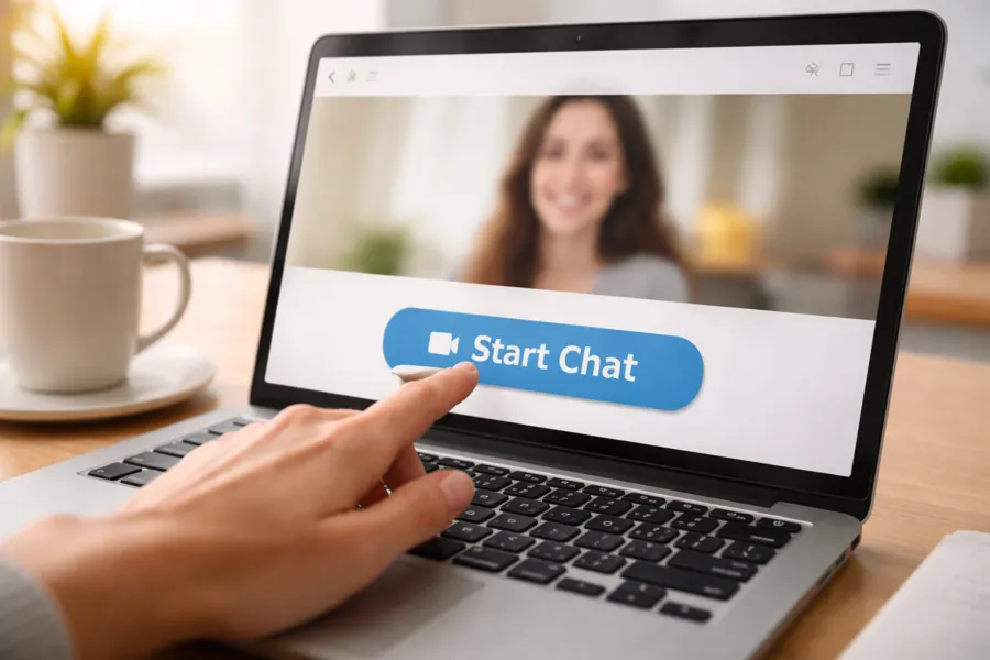 cam to cam chat works